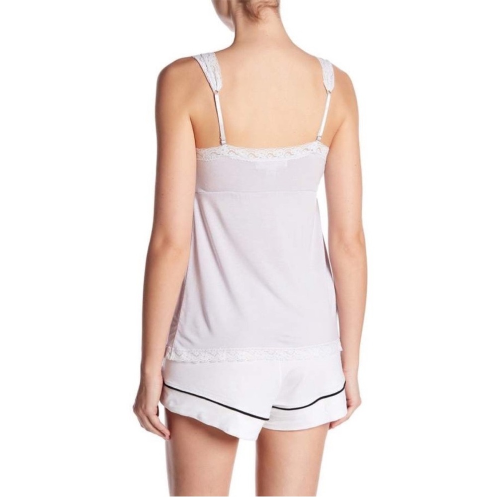 Barefoot Dreams Luxe Milk Jersey Lace Cami Tank PJ’s - Size S - Picture 8 of 16
